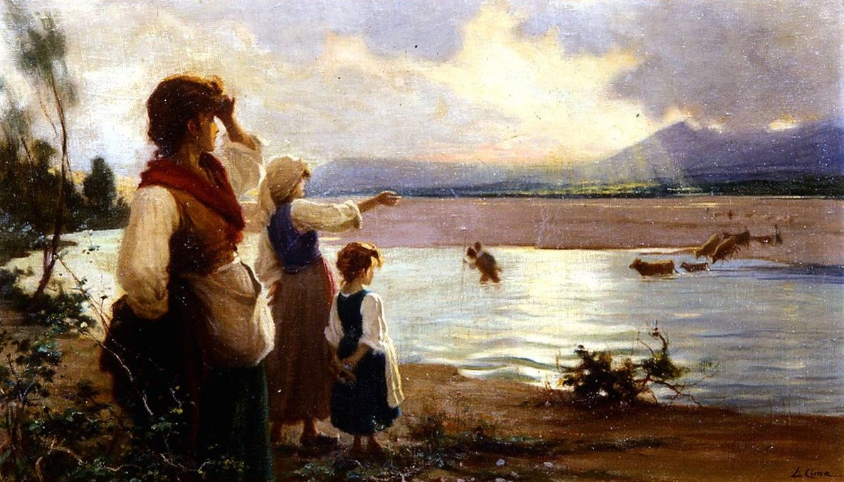Attraversando il fiume - Galleria Nazionale d'Arte Moderna, Roma